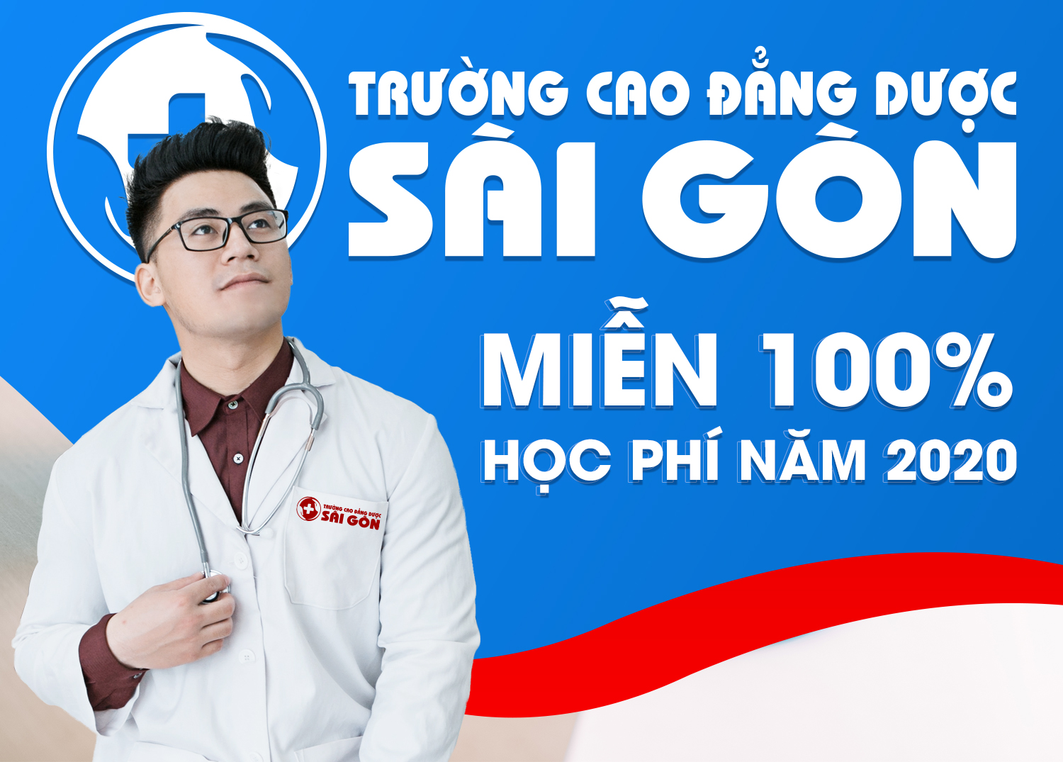 Miễn 100% học phí Cao đẳng Y Dược thành phố Hồ Chí Minh năm 2020