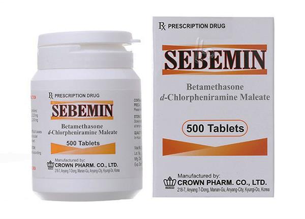 Đình chỉ lưu hành và thu hồi thuốc Sebemin dạng viên nén