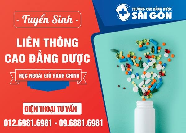 Thành Phố Hồ Chí Minh tuyển sinh đào tạo liên thông Cao đẳng Dược Sài Gòn